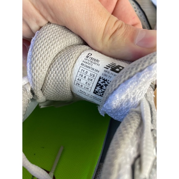 NWOT New Balance 1906R Athletic Sneaker Men's 11 Silver White Lace Up Low Top - Picture 9 of 10